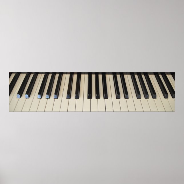 Piano Keyboard Poster (Front)