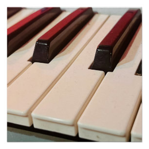 Piano Keyboard Poster
