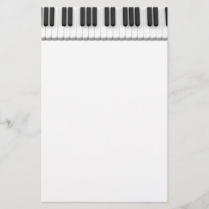 Piano keyboard stationery