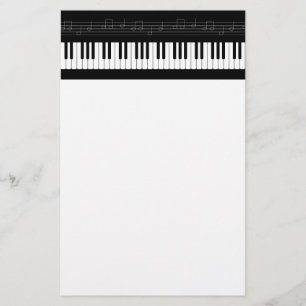 Piano keyboard stationery