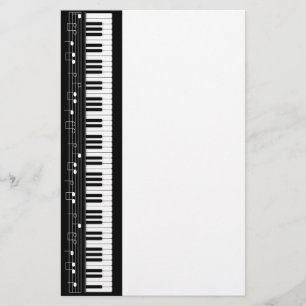 Piano keyboard stationery