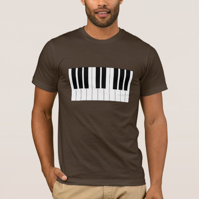 Piano  Keyboard T-Shirt (Front)