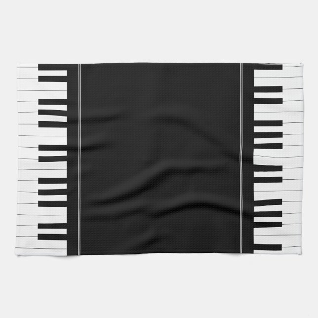 Piano keyboard tea towel (Horizontal)