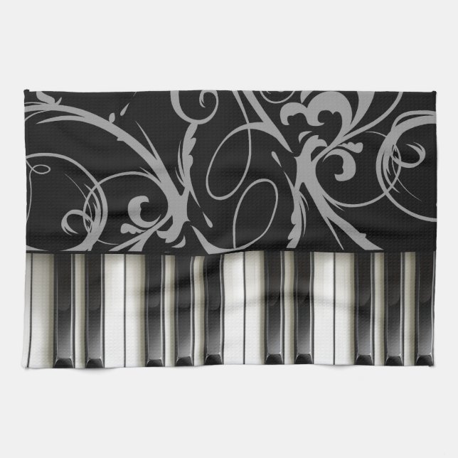 Piano Keyboard Tea Towel (Horizontal)