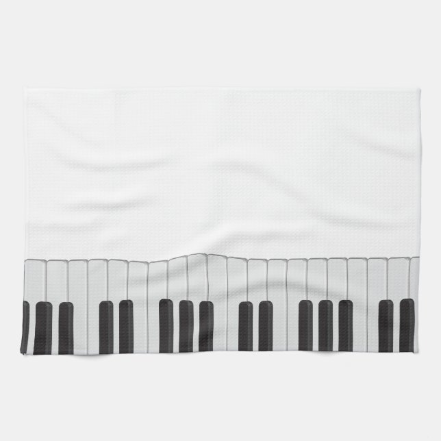 Piano keyboard tea towel (Horizontal)