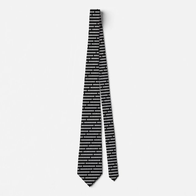 Piano keyboard tie (Front)