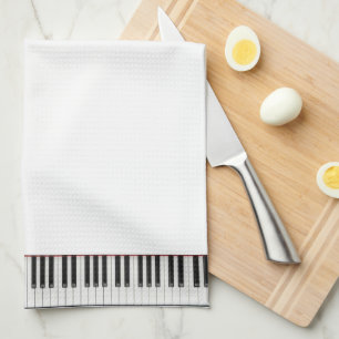 piano keyboard towel