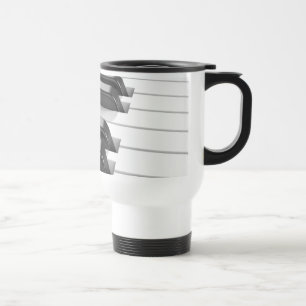 Piano Keyboard Travel Mug