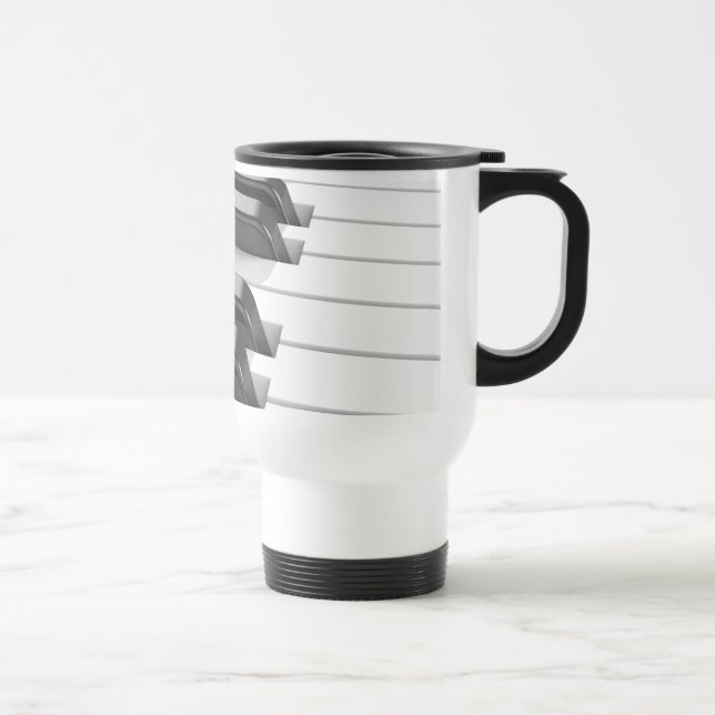 Piano Keyboard Travel Mug (Right)