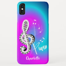 Piano Keyboard Treble Clef Music Personalised