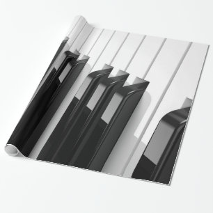 Piano Keyboard Wrapping Paper