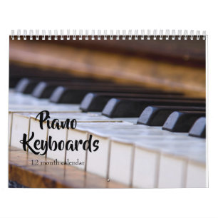 Piano Keyboards 2026 Calendar