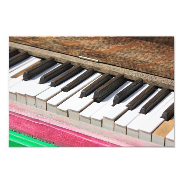 Piano Keys 2 Photo Print (Front)