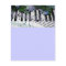Piano Keys and Flowers