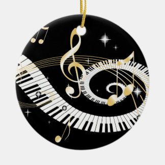 music notes christmas tree decorations baubles zazzle music notes christmas tree decorations baubles zazzle
