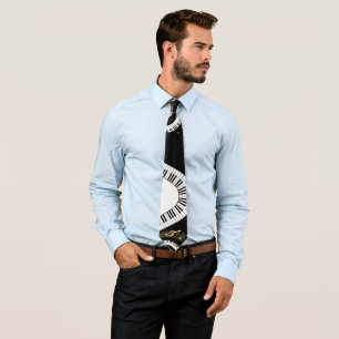 Piano Keys and Musical Notes Tie