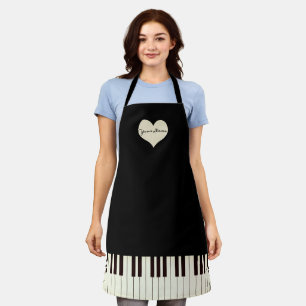 Piano Keys Apron