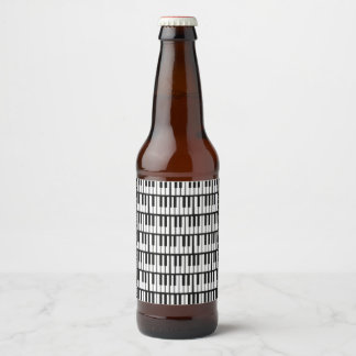 Piano Keys Beer Bottle Label