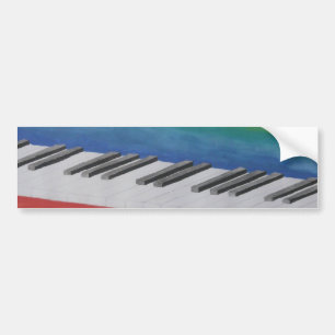 Piano Keys Bumper Sticker