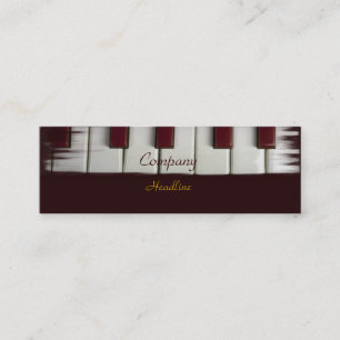 Piano Keys Business Card