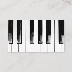Piano Keys Business Card
