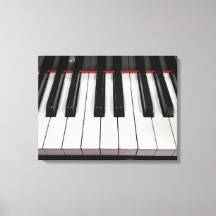 piano keys canvas print