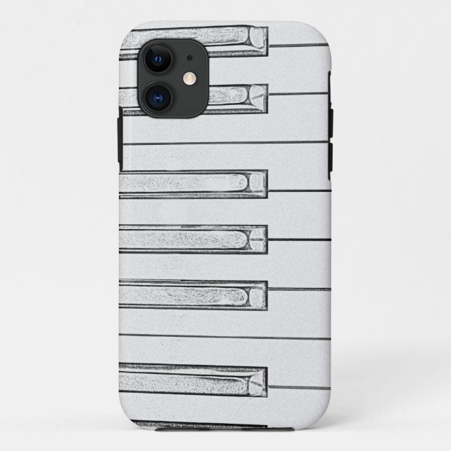 Piano Keys Case-Mate iPhone Case (Back)