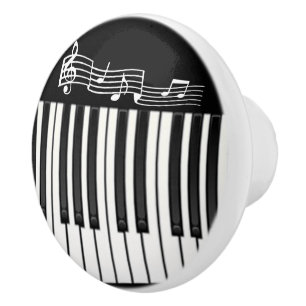 Piano Keys Ceramic Knob