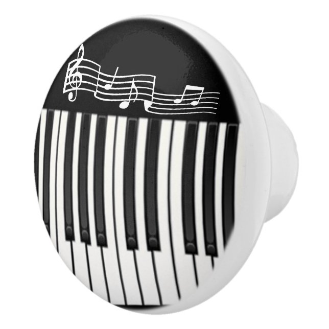 Piano Keys Ceramic Knob (Right)