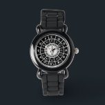Piano Keys Circle of Fifths Trebele clef Watch<br><div class="desc">Great gift for any pianist , learner of the piano or piano music lover this black and white piano key design features a circle of fifths and a inner circle with treble clef . The circle of fifths is a way of quickly finding a relative minor to any major scale,...</div>