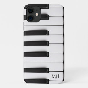 Piano Keys custom monogram phone cases