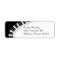 Piano Keys Custom Return Address Label
