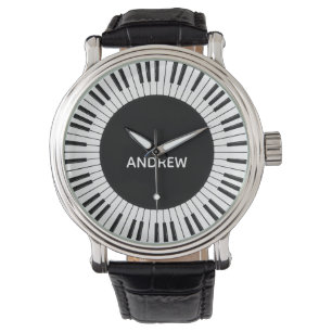 Piano Keys Design Watch