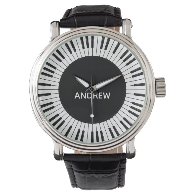 Piano Keys Design Watch (Front)