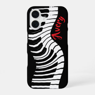  Piano Keys | Distorted | Customisable iPhone 16 Case