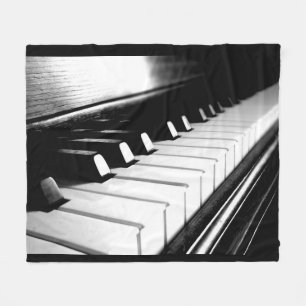 Piano Keys Fleece Blanket