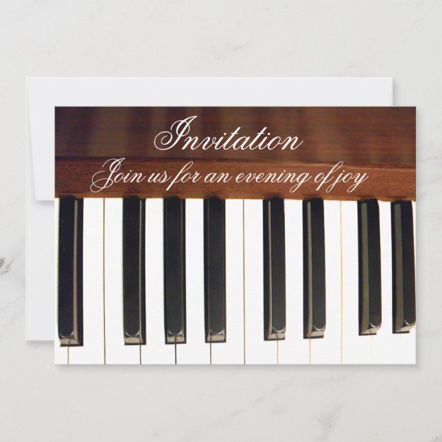 Piano keys_ invitation (Front)