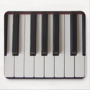 Piano Keys Ivory and Ebony Mouse Mat