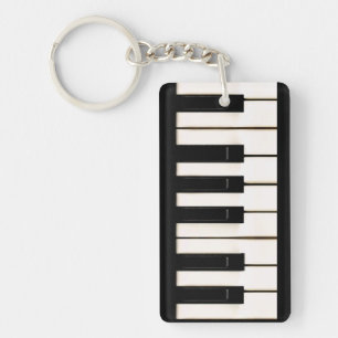 Piano Keys Key Ring