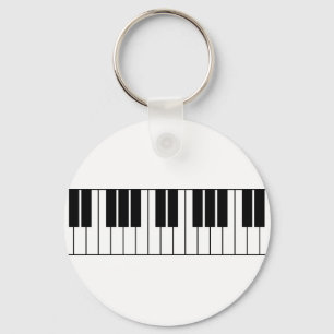 Piano Keys Key Ring