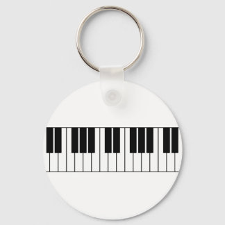 Piano Keys Key Ring