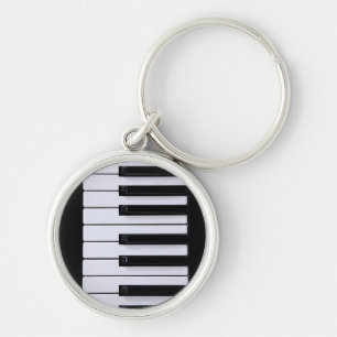 Piano Keys Key Ring