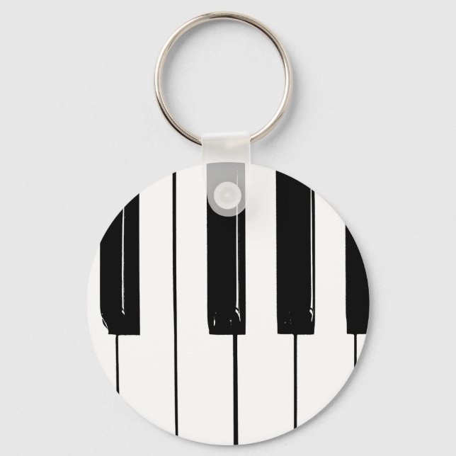 Piano Keys Key Ring (Front)