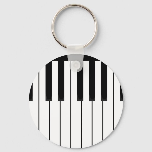 piano keys long.pdf key ring (Front)