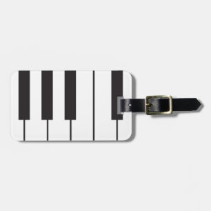 Piano Keys Luggage Tag