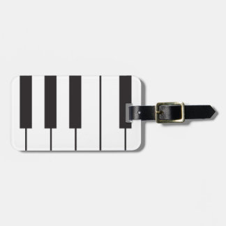 Piano Keys Luggage Tag