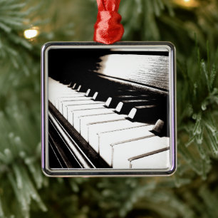 Piano Keys Macro Metal Tree Decoration