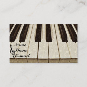 Piano Keys & Me_ Business Card