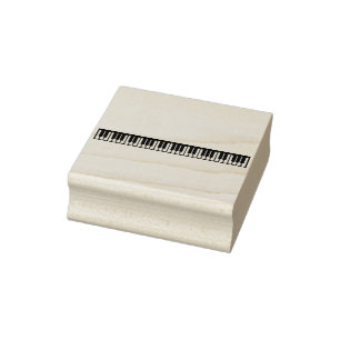 Piano Keys Music Instrument  Rubber Stamp