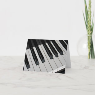 Piano Keys Music Lover Custom Card